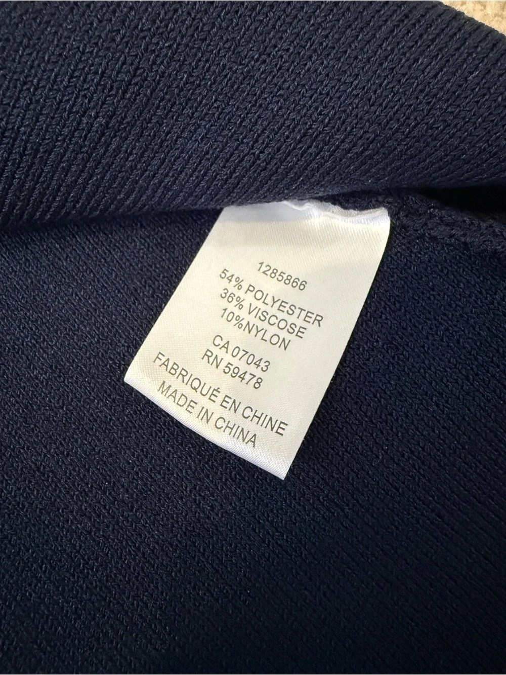 Bailey 44 Navy Sleeveless Button-Front Knit Top - Picture 6 of 7